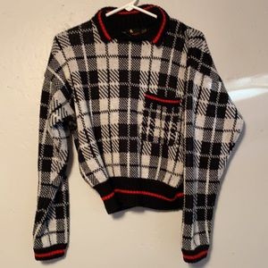 Vintage houndstooth sweater